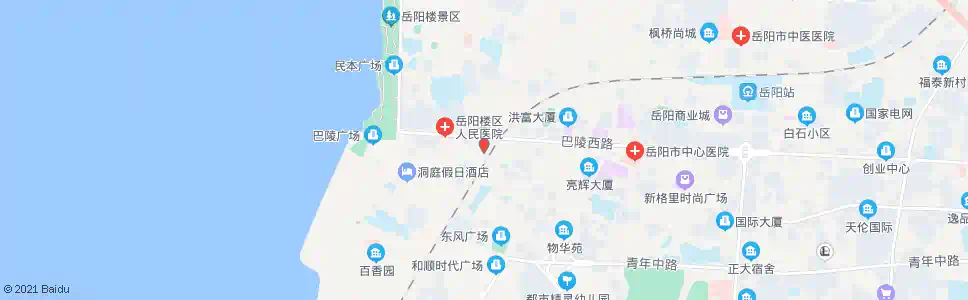 岳阳巴陵桥下_公交站地图_岳阳公交_妙搜公交查询2025
