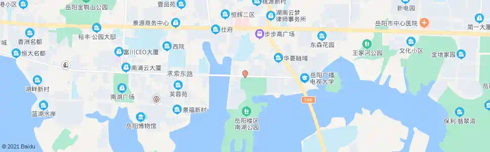 岳阳尚书山公园_公交站地图_岳阳公交_妙搜公交查询2025