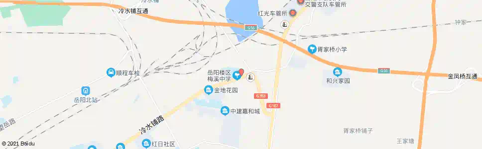 岳阳红光村路口_公交站地图_岳阳公交_妙搜公交查询2025