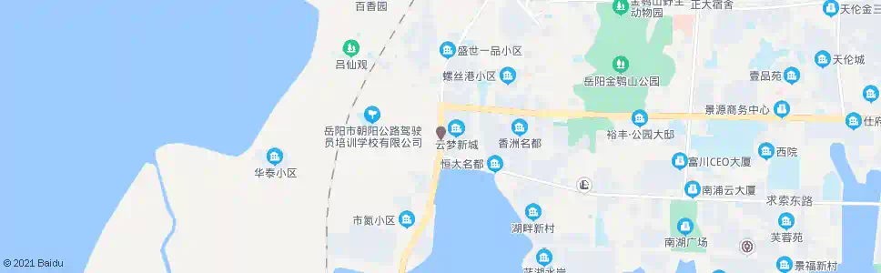 岳阳污水处理厂_公交站地图_岳阳公交_妙搜公交查询2025