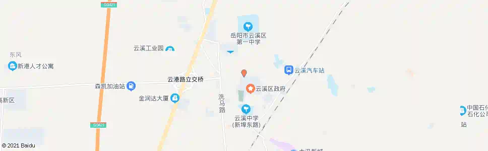 岳阳云溪区政府_公交站地图_岳阳公交_妙搜公交查询2025