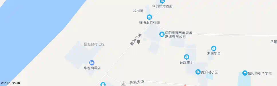 岳阳临港消防站_公交站地图_岳阳公交_妙搜公交查询2025