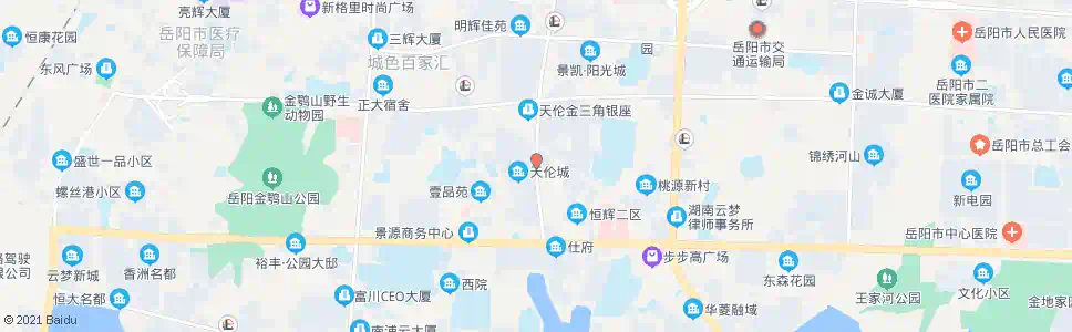 岳阳天伦城_公交站地图_岳阳公交_妙搜公交查询2025