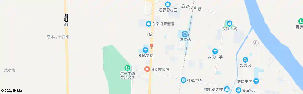 岳阳罗城医院_公交站地图_岳阳公交_妙搜公交查询2025