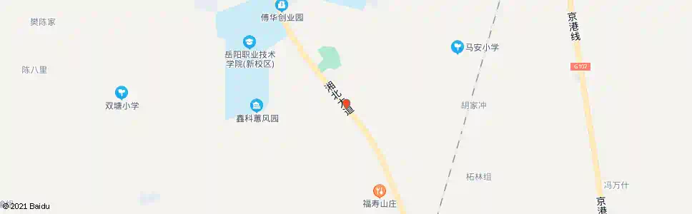 岳阳白鹤公墓_公交站地图_岳阳公交_妙搜公交查询2025