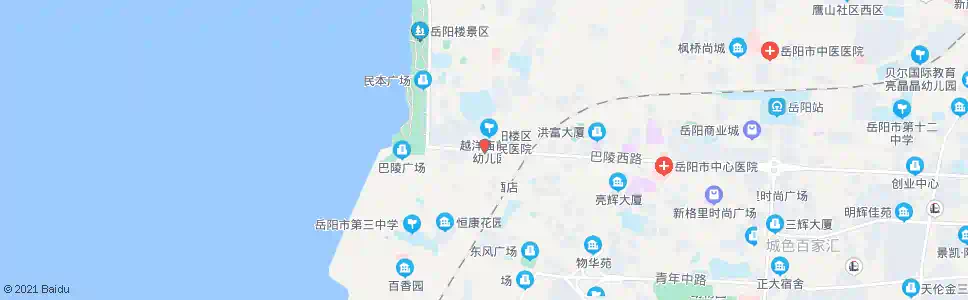 岳阳巴陵桥西(金凤凰艺校)_公交站地图_岳阳公交_妙搜公交查询2025