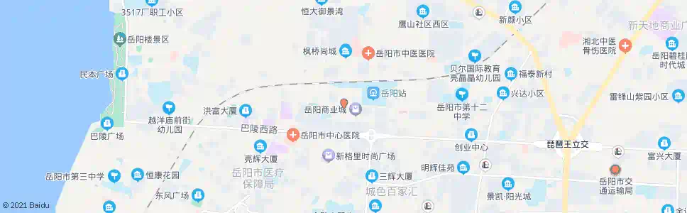 岳阳中国银行_公交站地图_岳阳公交_妙搜公交查询2025