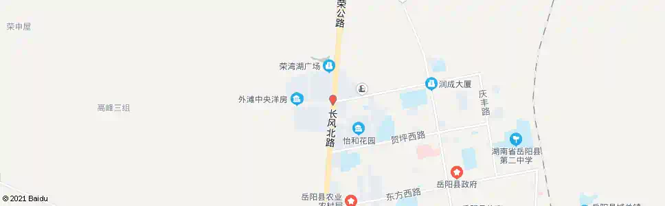 岳阳岳荣路口_公交站地图_岳阳公交_妙搜公交查询2025