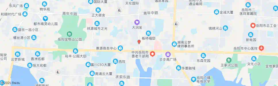 岳阳市政府北_公交站地图_岳阳公交_妙搜公交查询2025