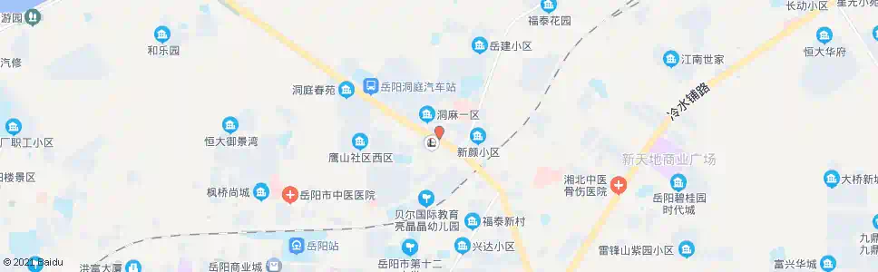 岳阳洞纺厂_公交站地图_岳阳公交_妙搜公交查询2025