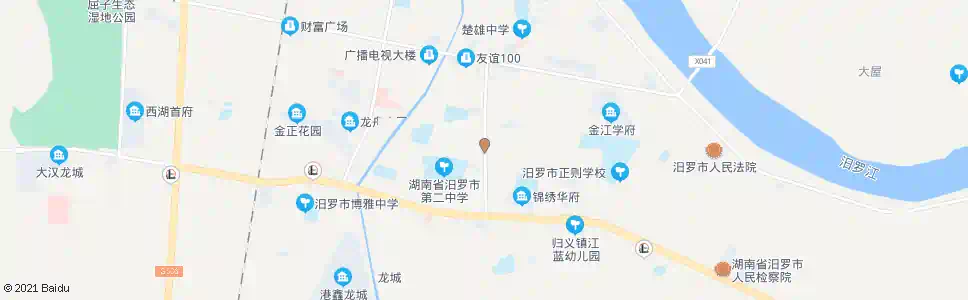 岳阳黄金公司_公交站地图_岳阳公交_妙搜公交查询2025