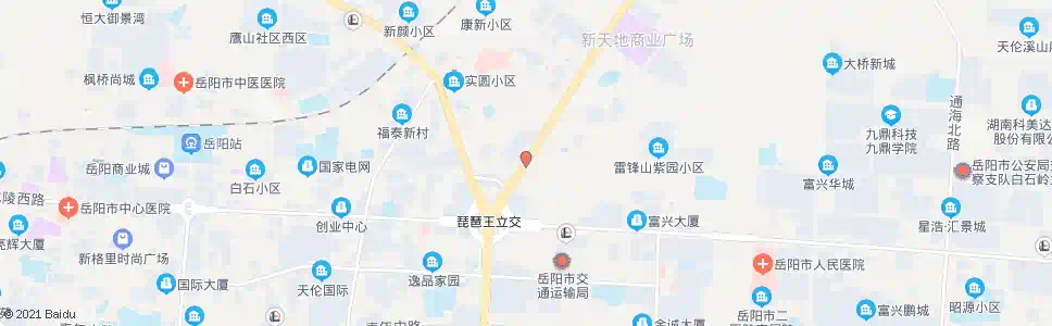 岳阳上东一城_公交站地图_岳阳公交_妙搜公交查询2025