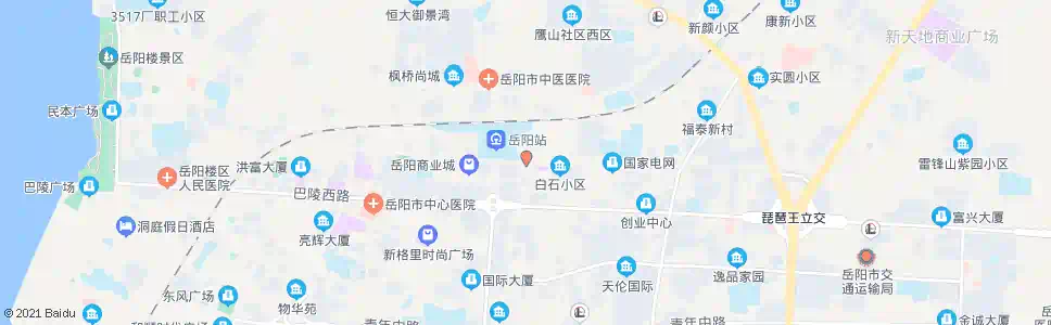 岳阳泰兴百货_公交站地图_岳阳公交_妙搜公交查询2025