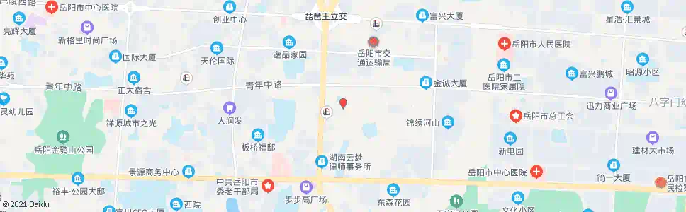 岳阳青春园大酒店_公交站地图_岳阳公交_妙搜公交查询2025