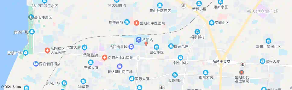 岳阳中铁大厦_公交站地图_岳阳公交_妙搜公交查询2025