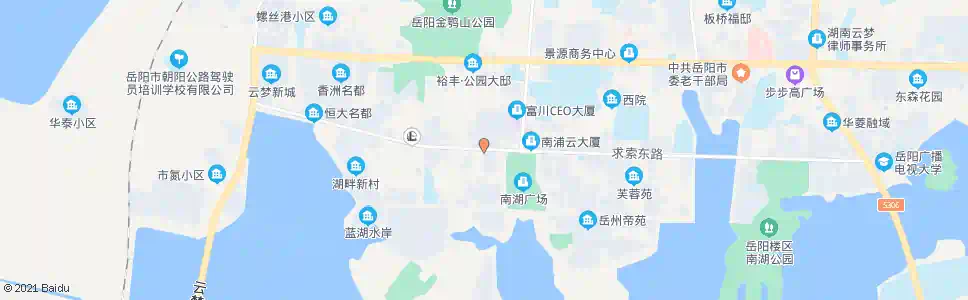 岳阳南湖广场_公交站地图_岳阳公交_妙搜公交查询2025