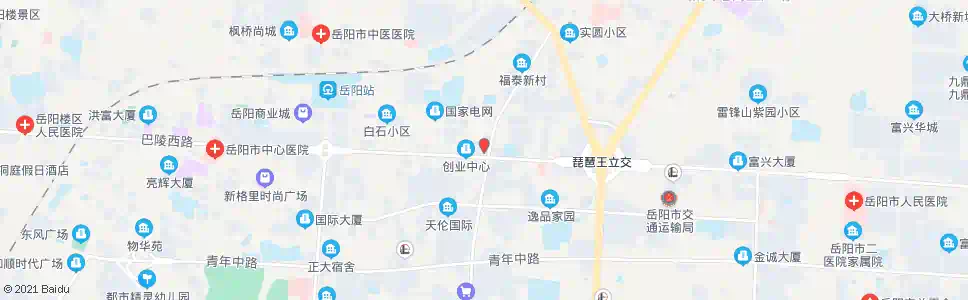 岳阳中国人寿_公交站地图_岳阳公交_妙搜公交查询2025