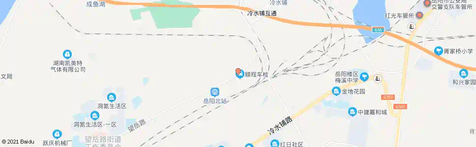 岳阳岳北货站_公交站地图_岳阳公交_妙搜公交查询2025