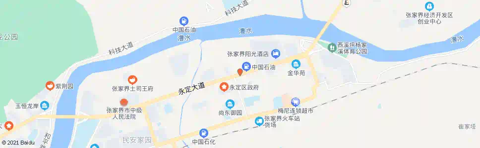 张家界胡家河_公交站地图_张家界公交_妙搜公交查询2025