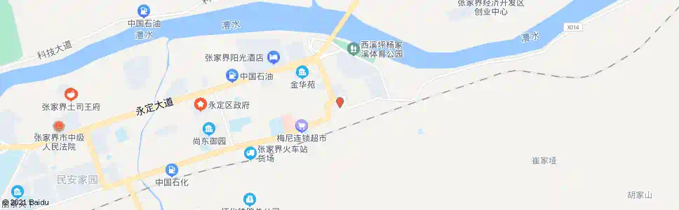 张家界西溪坪火车站广场_公交站地图_张家界公交_妙搜公交查询2025