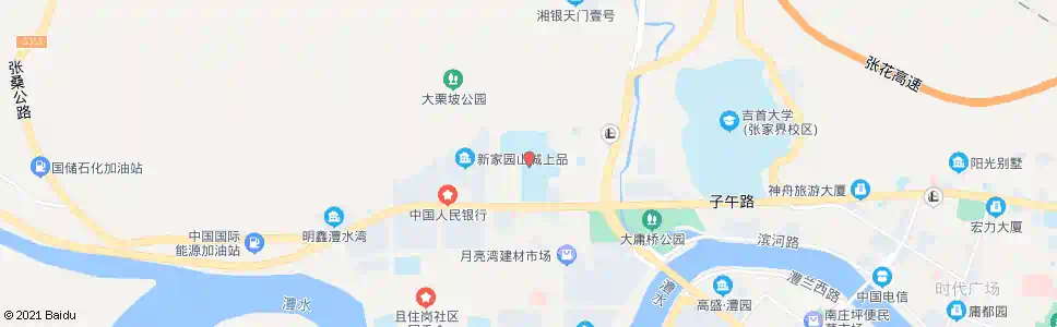 张家界民中_公交站地图_张家界公交_妙搜公交查询2025