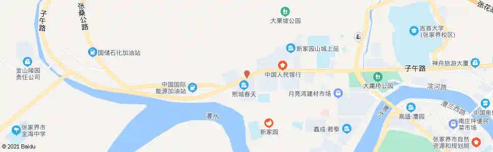 张家界大峪湾_公交站地图_张家界公交_妙搜公交查询2025