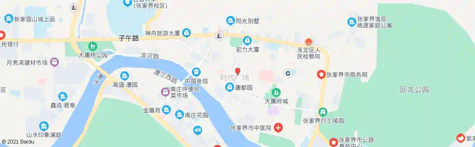 张家界商业大楼_公交站地图_张家界公交_妙搜公交查询2025