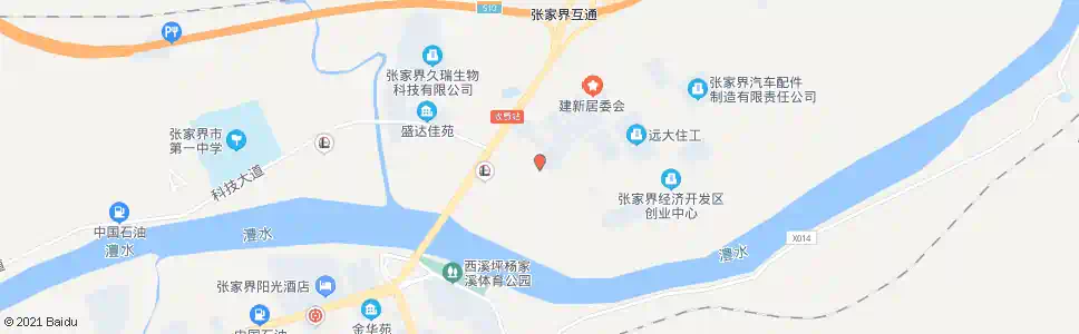 张家界消防大队_公交站地图_张家界公交_妙搜公交查询2025
