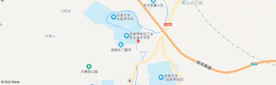 张家界航院_公交站地图_张家界公交_妙搜公交查询2025