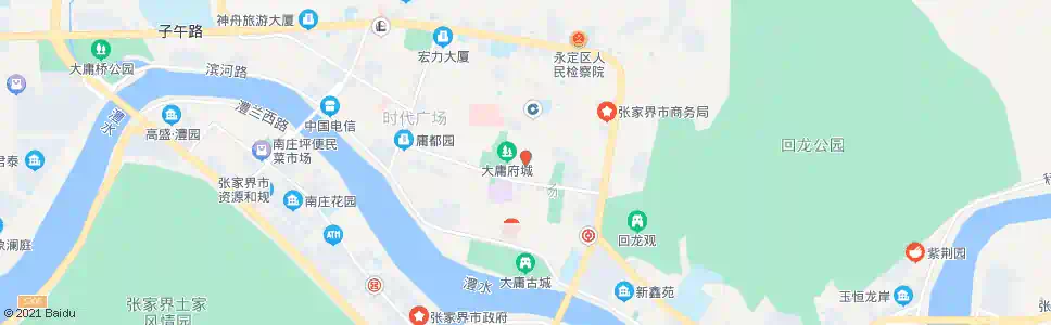 张家界文昌阁_公交站地图_张家界公交_妙搜公交查询2025