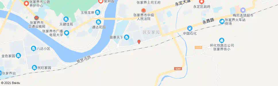 张家界打鼓台_公交站地图_张家界公交_妙搜公交查询2025