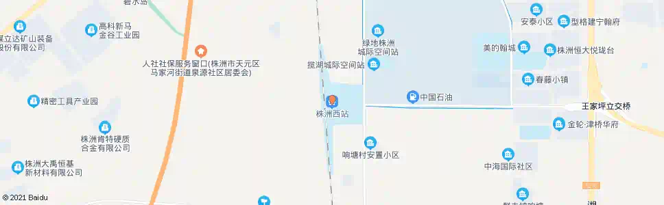 株洲汽车西站_公交站地图_株洲公交_妙搜公交查询2025