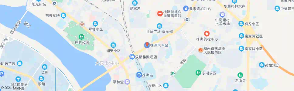株洲汽车城_公交站地图_株洲公交_妙搜公交查询2025