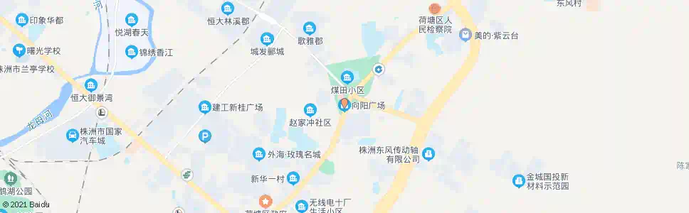 株洲向阳广场北_公交站地图_株洲公交_妙搜公交查询2025