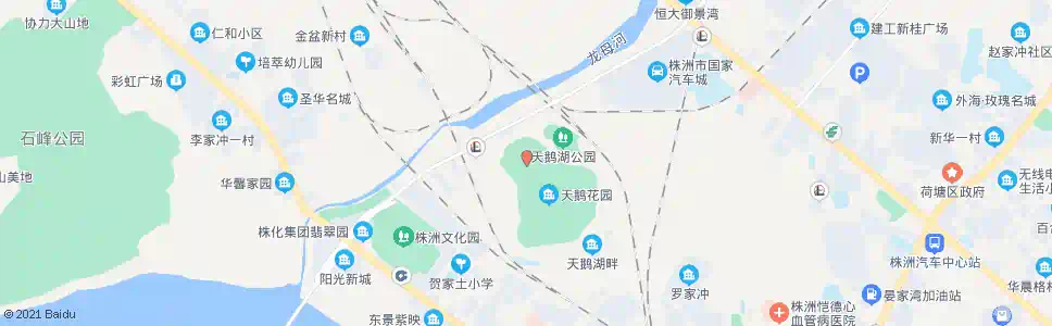 株洲天鹅花园_公交站地图_株洲公交_妙搜公交查询2025