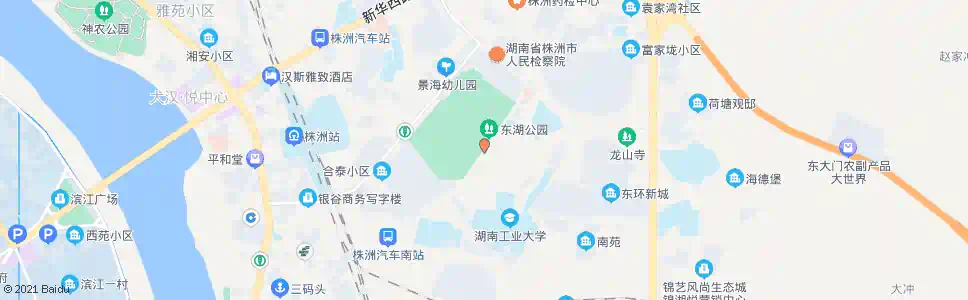 株洲东湖公园_公交站地图_株洲公交_妙搜公交查询2025