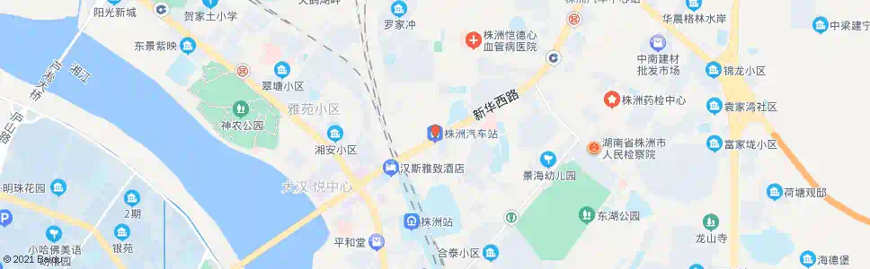 株洲车站路口_公交站地图_株洲公交_妙搜公交查询2025