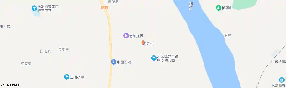 株洲湘云村_公交站地图_株洲公交_妙搜公交查询2025