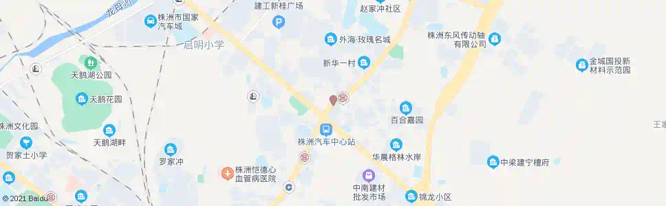 株洲红旗广场东口_公交站地图_株洲公交_妙搜公交查询2025