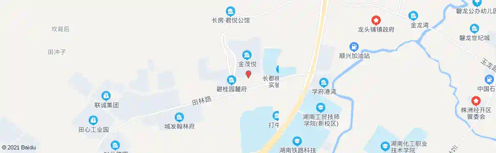 株洲田林路_公交站地图_株洲公交_妙搜公交查询2025