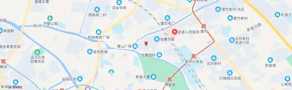 常州新天地花苑(青山路)_公交站地图_常州公交_妙搜公交查询2025