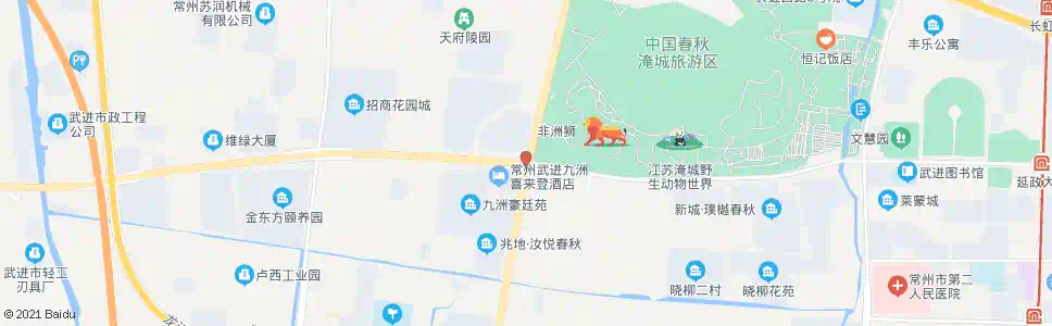 常州延政西路(淹城路)_公交站地图_常州公交_妙搜公交查询2025