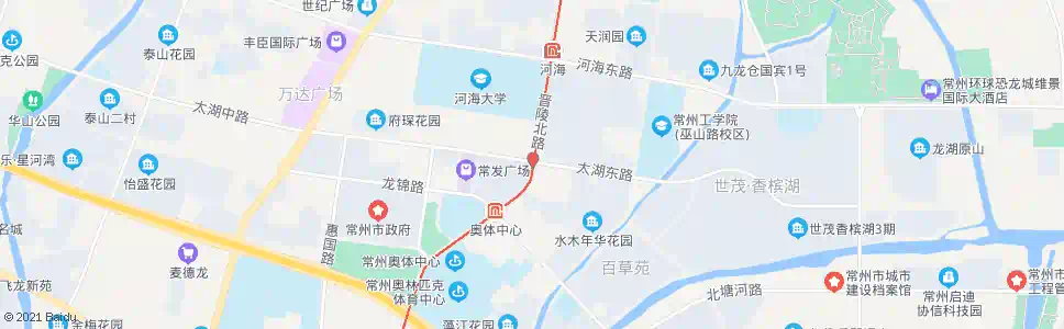 常州晋陵路太湖路_公交站地图_常州公交_妙搜公交查询2025
