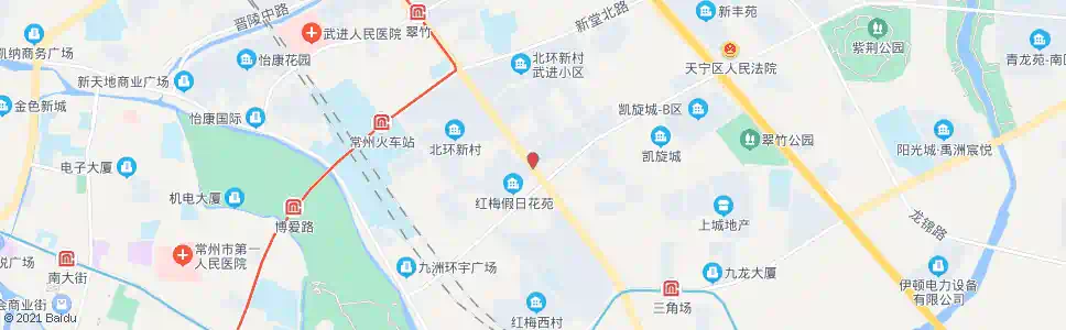 常州竹林路飞龙路_公交站地图_常州公交_妙搜公交查询2025