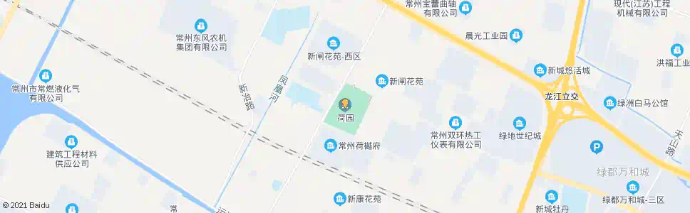常州常州荷园西_公交站地图_常州公交_妙搜公交查询2025