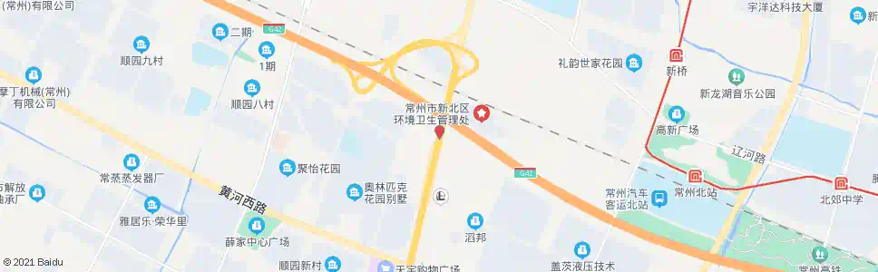 常州韩家桥_公交站地图_常州公交_妙搜公交查询2025