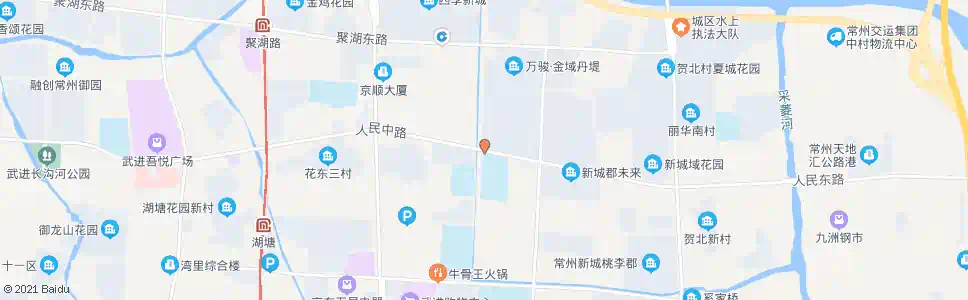 常州人民路降子路_公交站地图_常州公交_妙搜公交查询2025