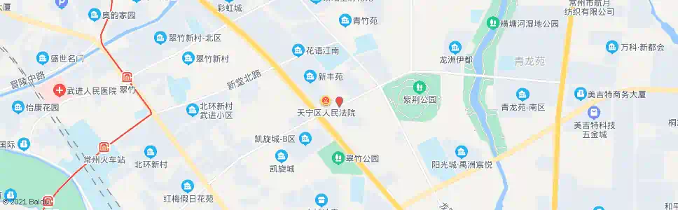 常州天宁区法院(天宁区检察院)_公交站地图_常州公交_妙搜公交查询2025