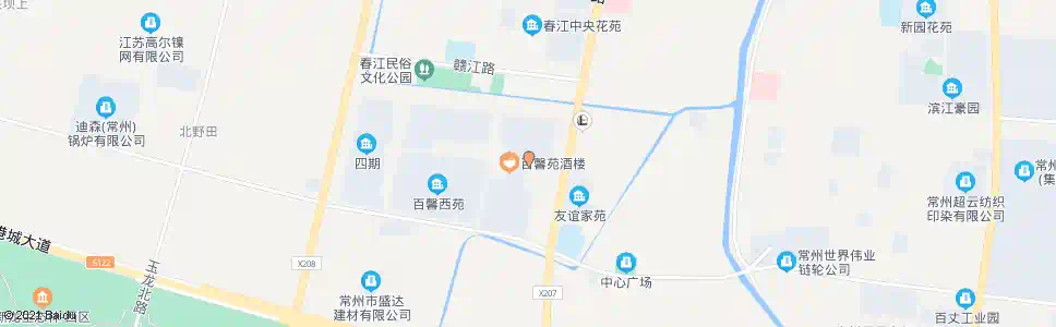 常州百馨苑_公交站地图_常州公交_妙搜公交查询2025