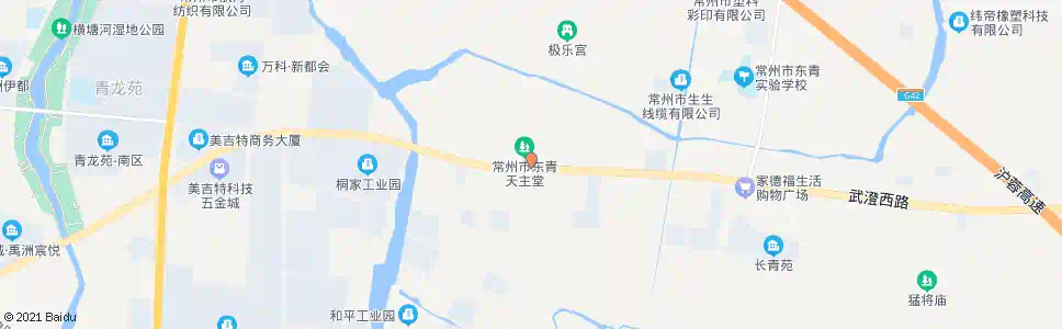 常州天主堂_公交站地图_常州公交_妙搜公交查询2025